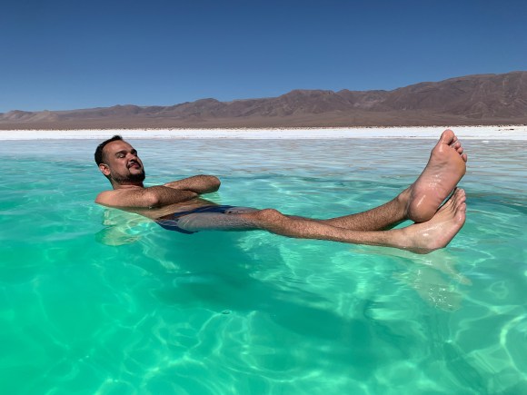 Flutuação nas Lagoas Escondidas de Baltinache