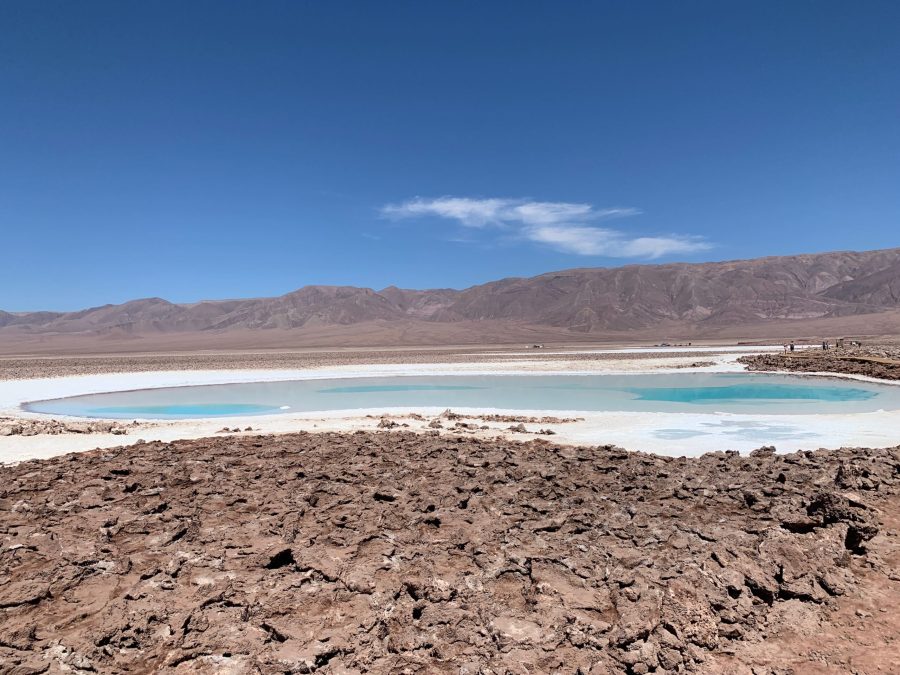 Vista da Cordilheira de Sal no Deserto do Atacama