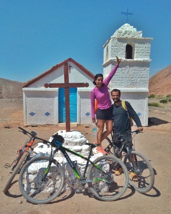 Igreja de San Isidro ao final do Bike Tour pelo Deserto do Atacama