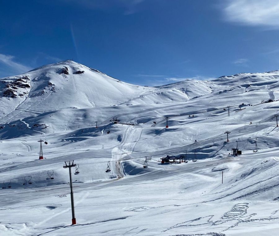 tour panorâmico em Farellones na temporada de neve do Chile