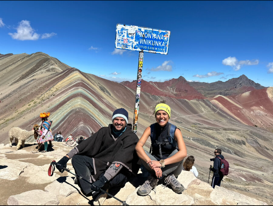 Montanha colorida no Peru com a Fui Gostei Trips