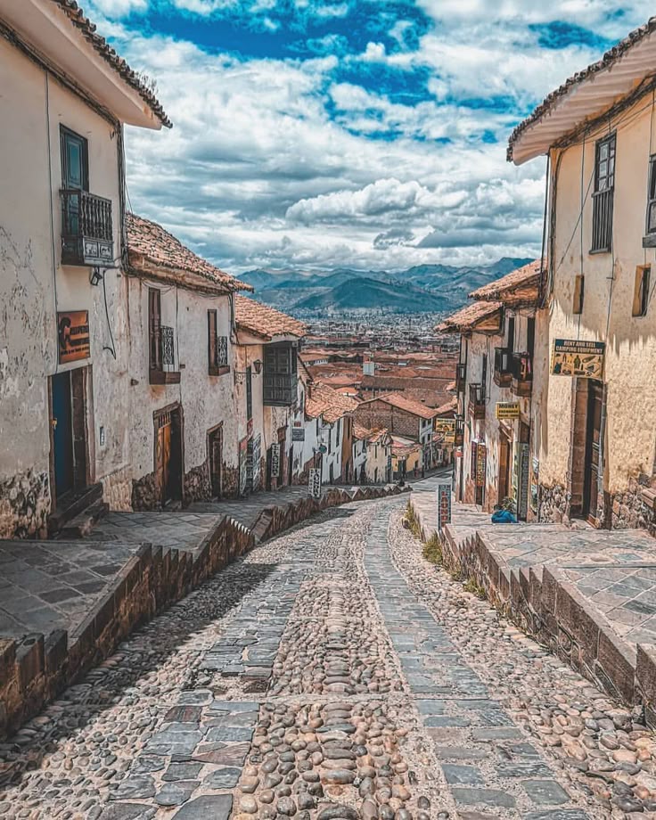Paisagem em cusco no Peru