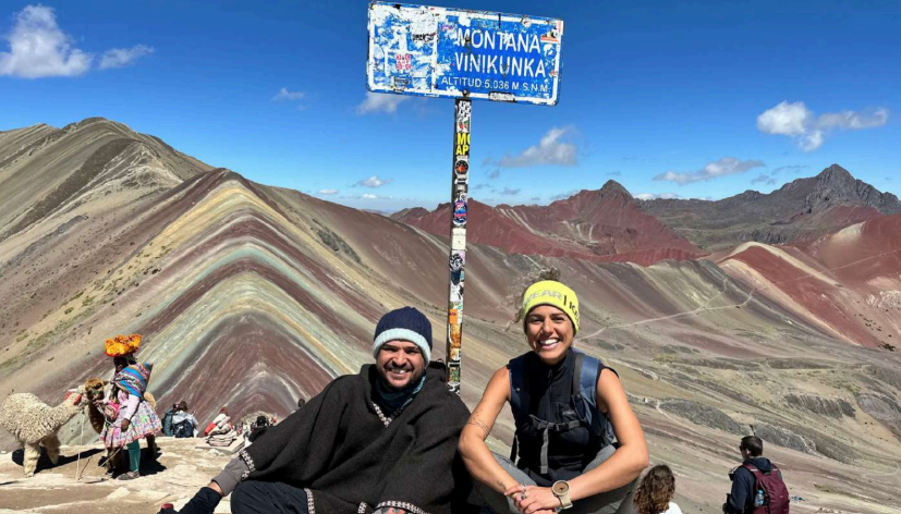 montanha 7 cores em cusco no peru