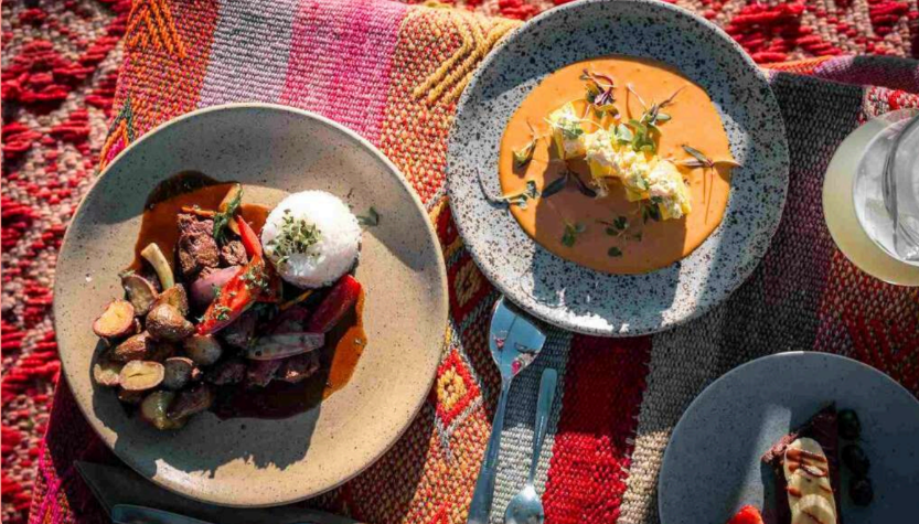 piquenique no passeio Maras Moray em Machu Picchu