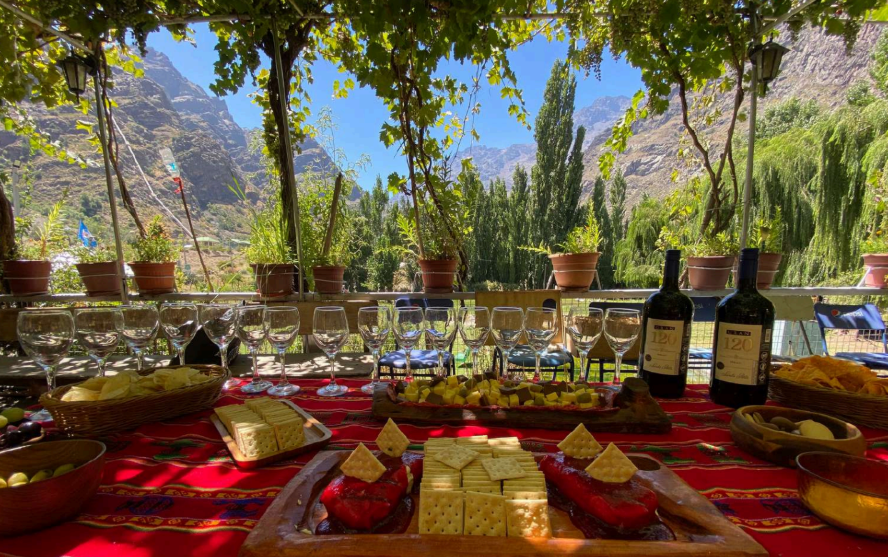 Piquenique em grupo no chile. Paseio exclusivo fui gostei trips