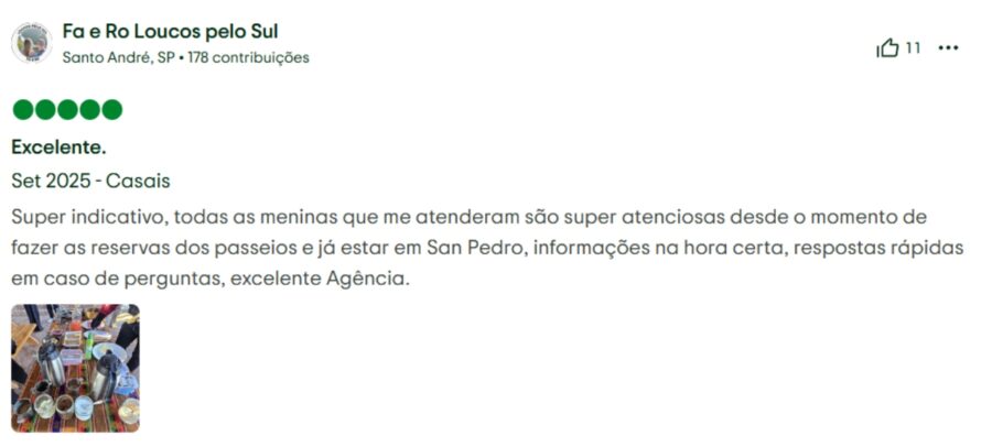 depoimento sobre agencia retirado da internet