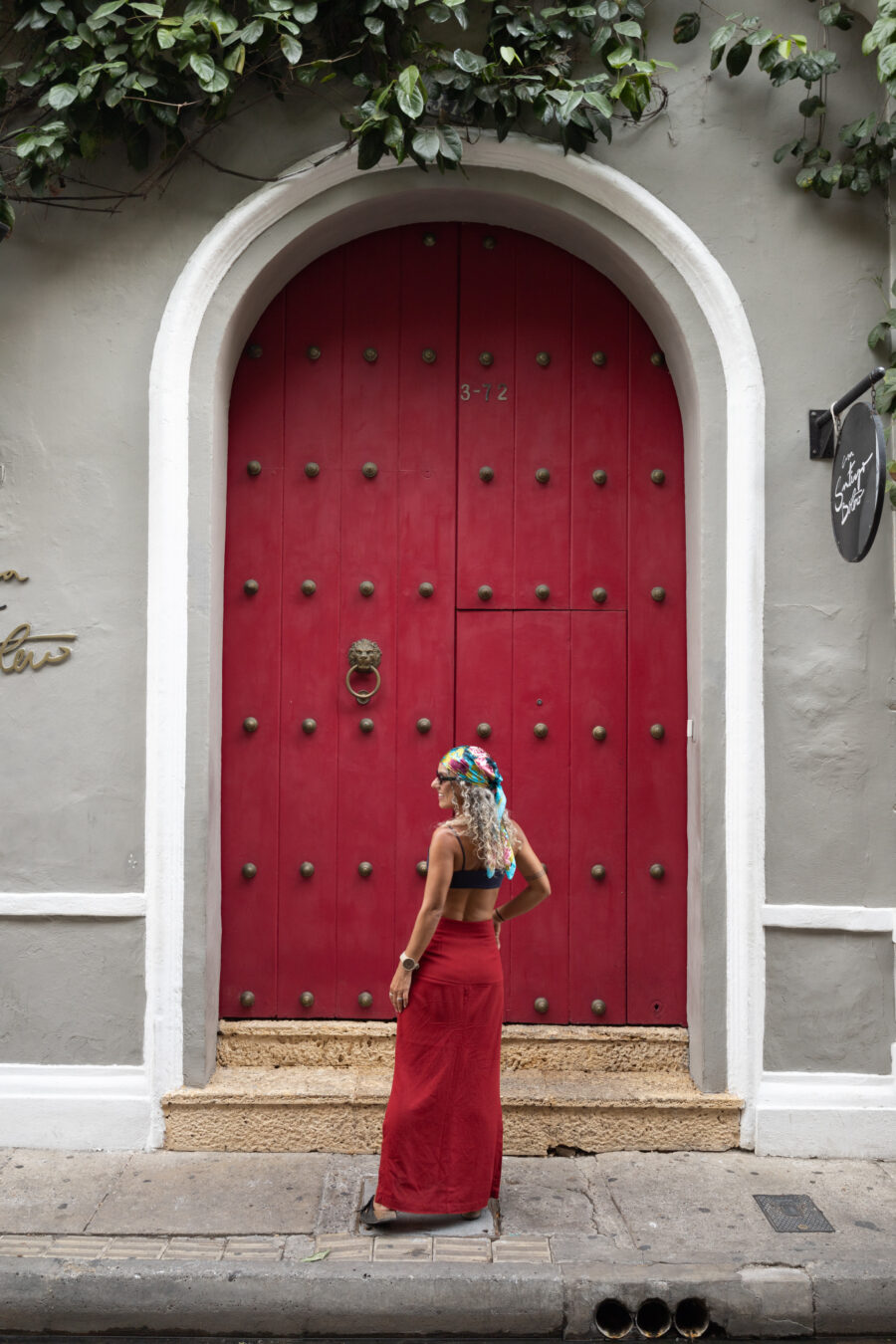 as famosas portas coloridas de Cartagena